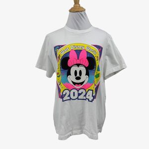 Walt Disney World T Shirt Womens S Small White Minnie Mouse 2024 Short Sleeve